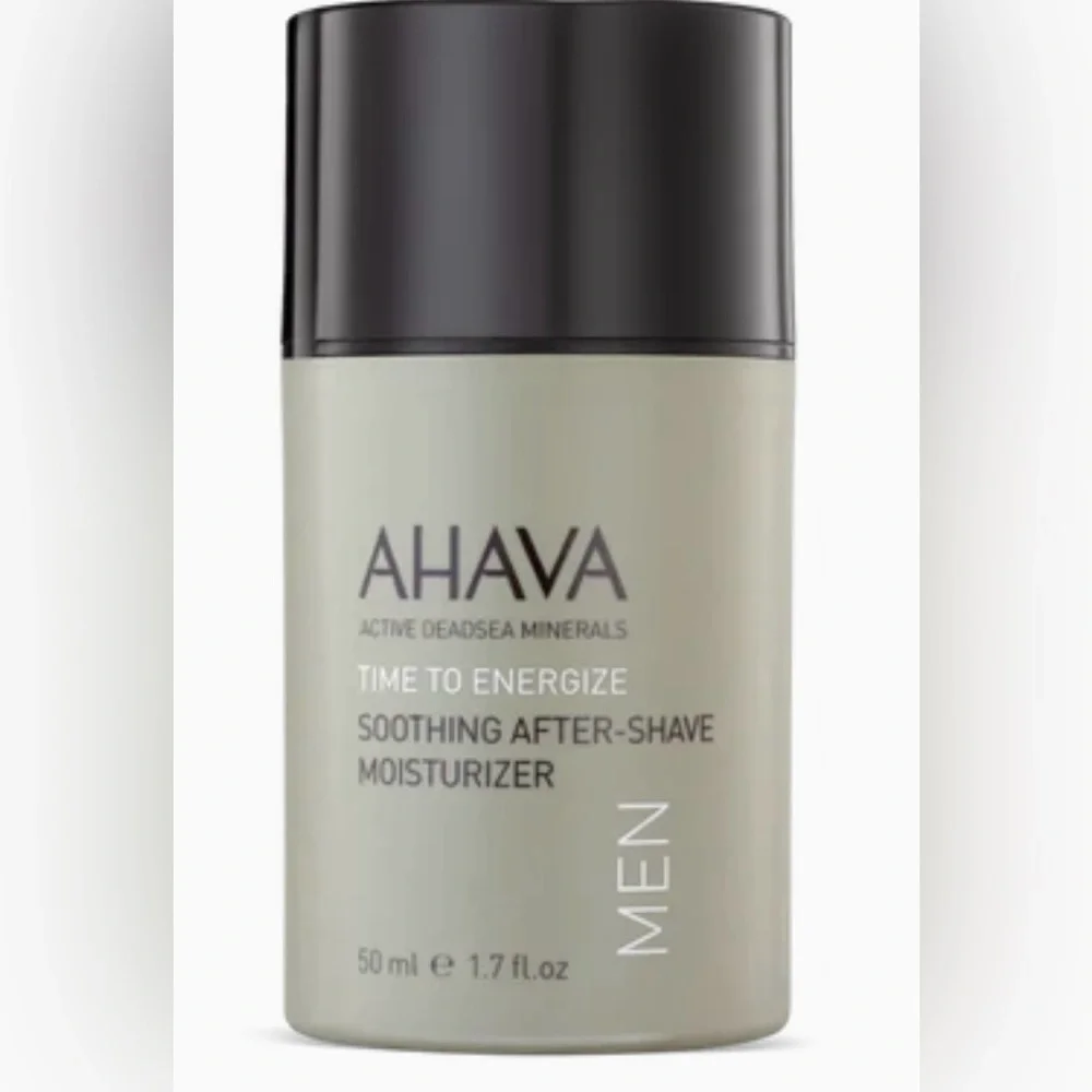 AHAVA Men’s 3 piece skin care set, Mineral Shower Gel/Hand Cream/After-Shave